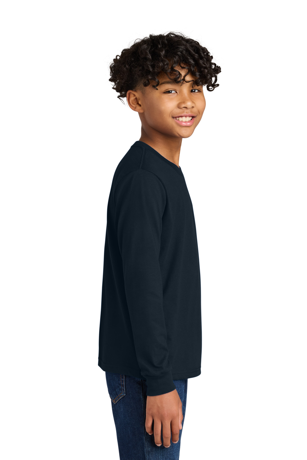 Next Level Apparel Youth Cotton Long Sleeve Tee NL3311 34