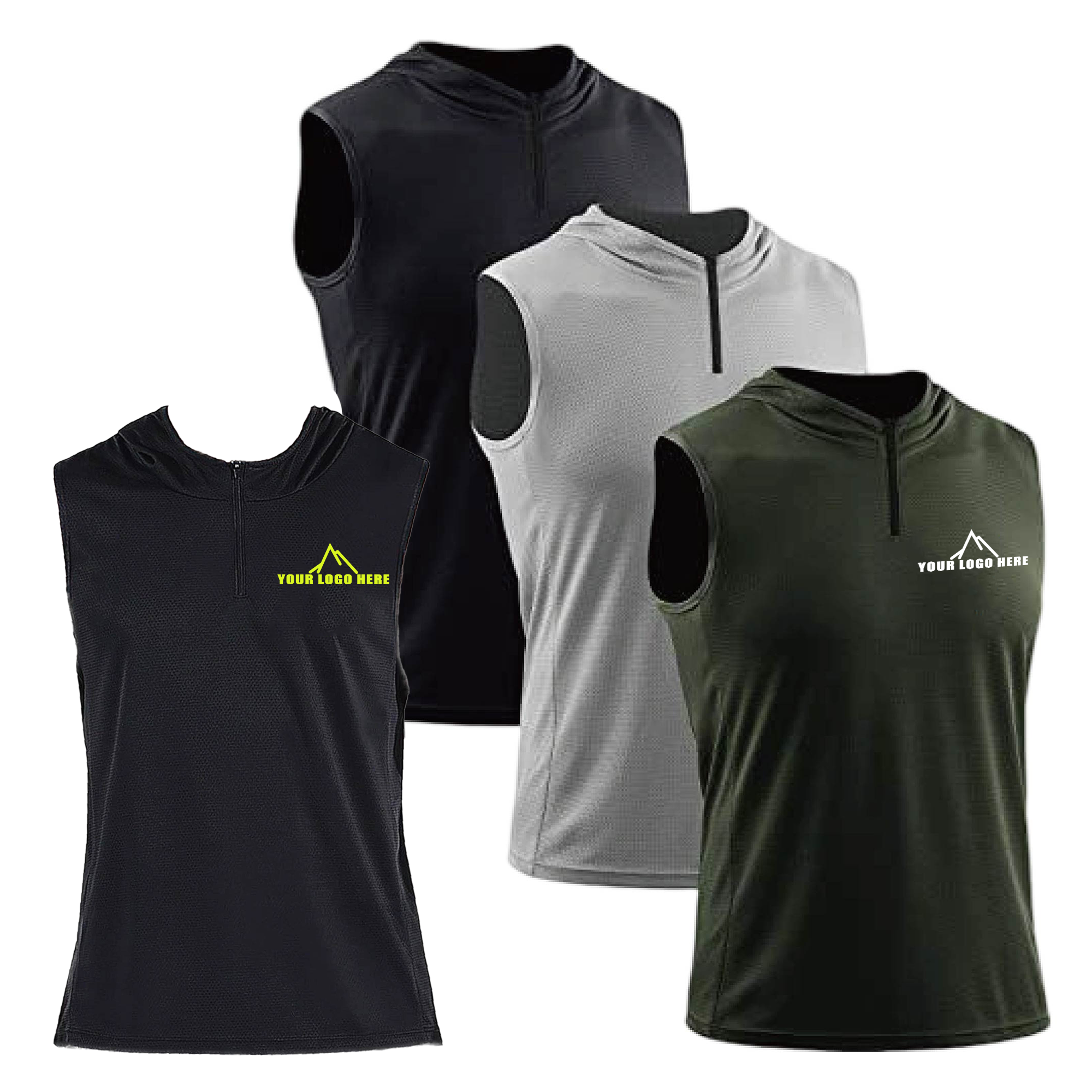 Mens Athletic Hooded Top 2
