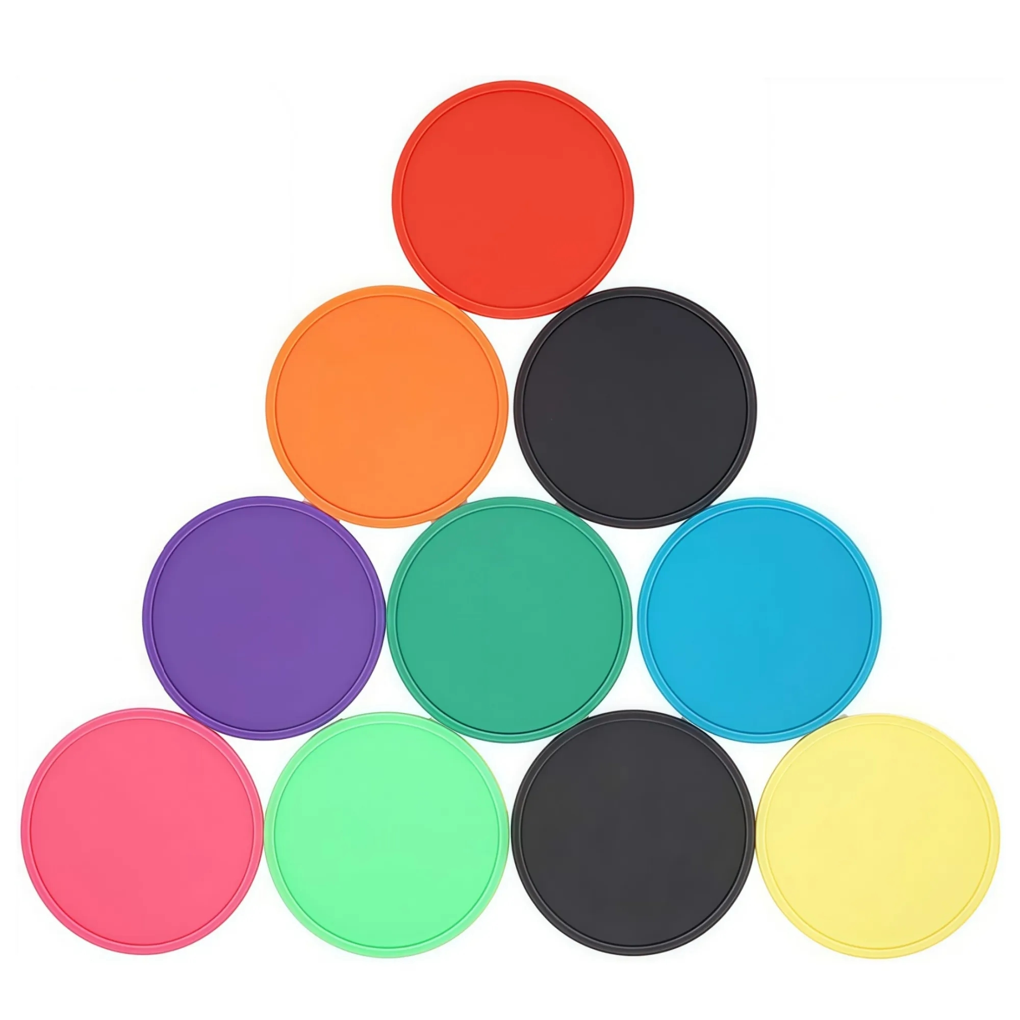 4-inch Round Silicone Coaster 6