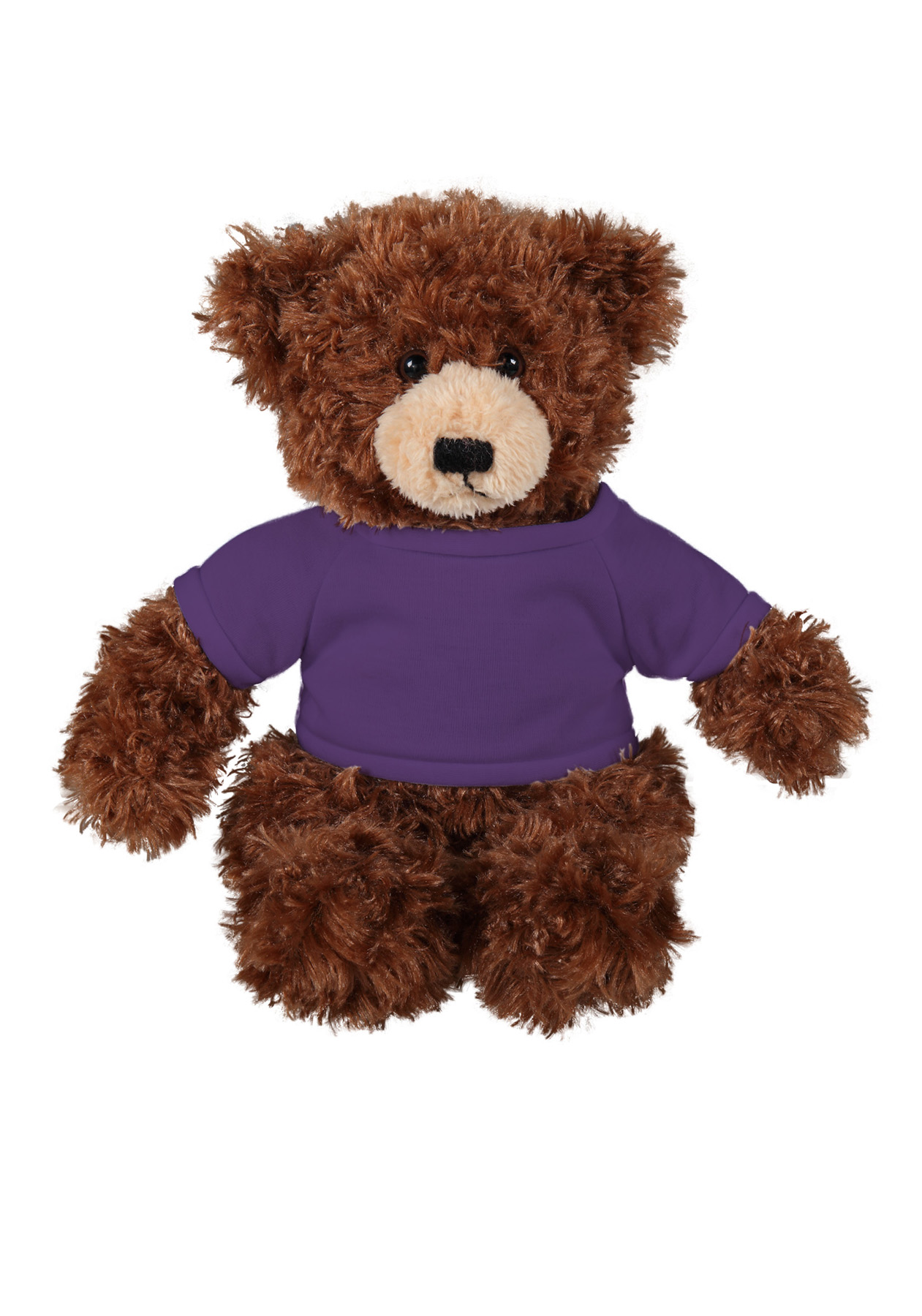 soft plush Chocolate Brandon Bear with t-shirt 20