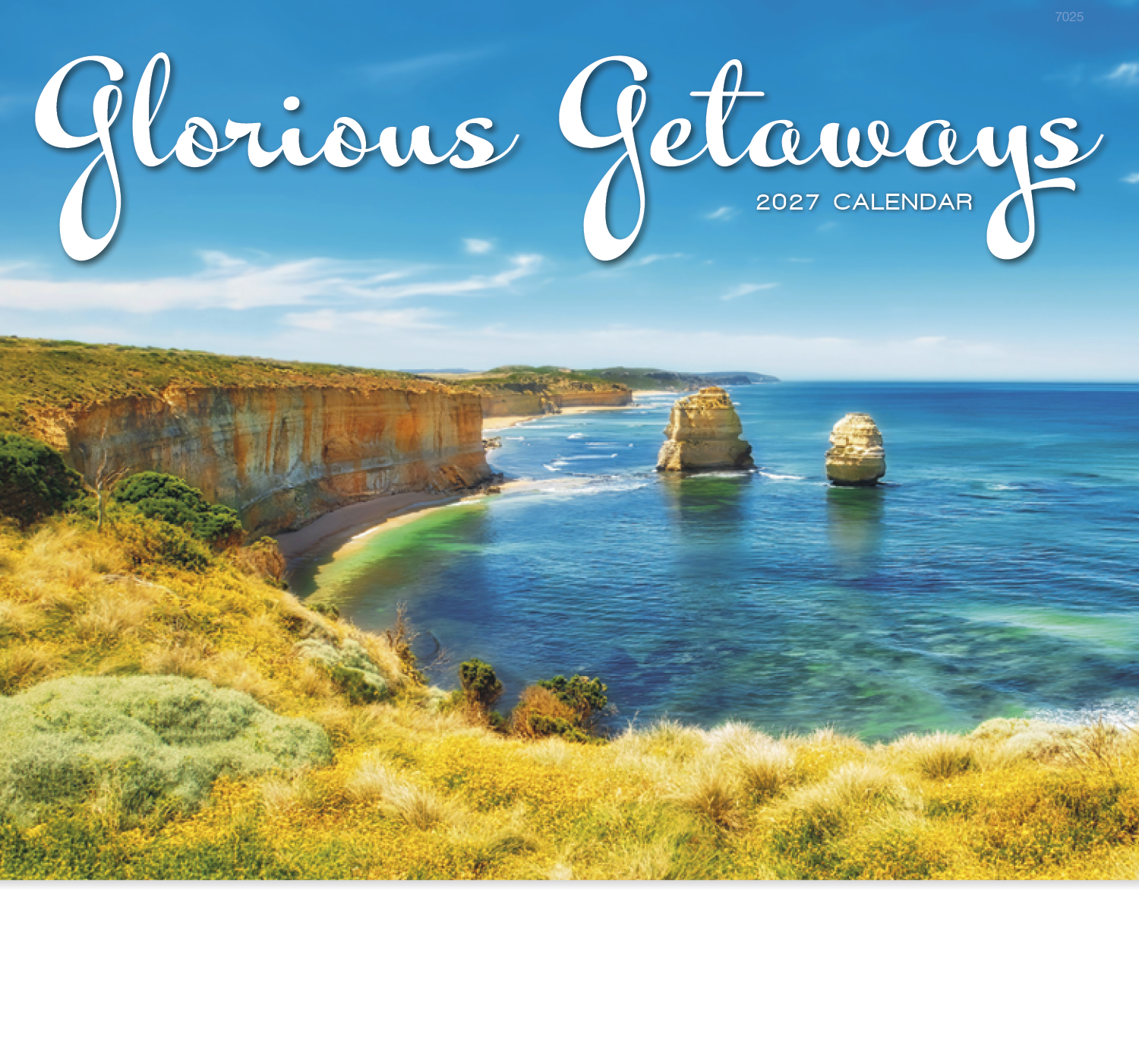 Good Value™ Glorious Getaways - Stapled Calendar 51