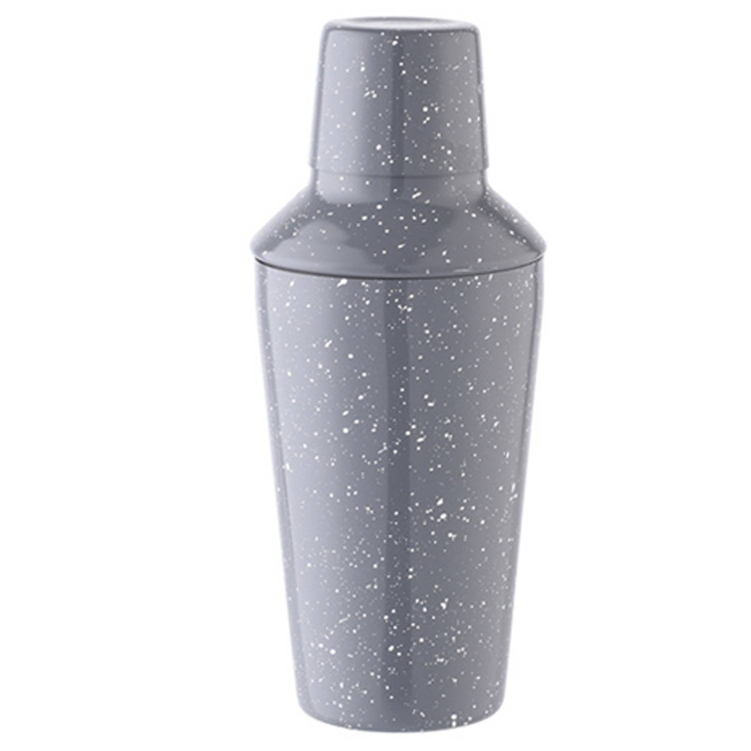 20oz Stainless Steel Cocktail Shaker w/ Built-in Strainer 8