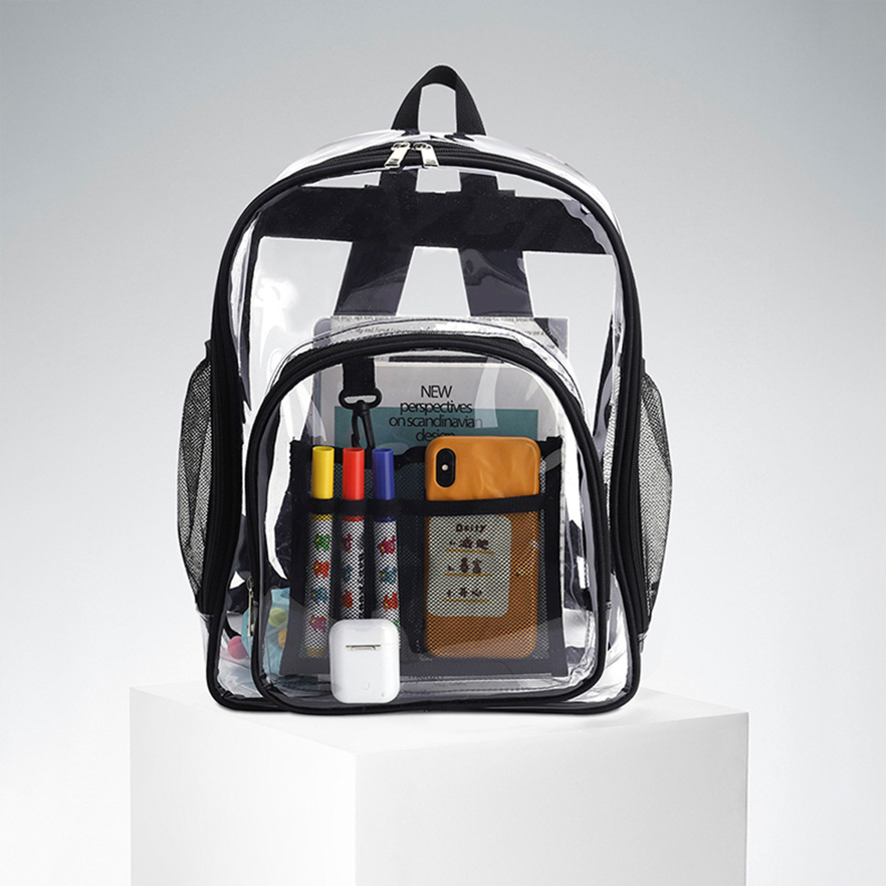 Transparent Clear Backpack 4