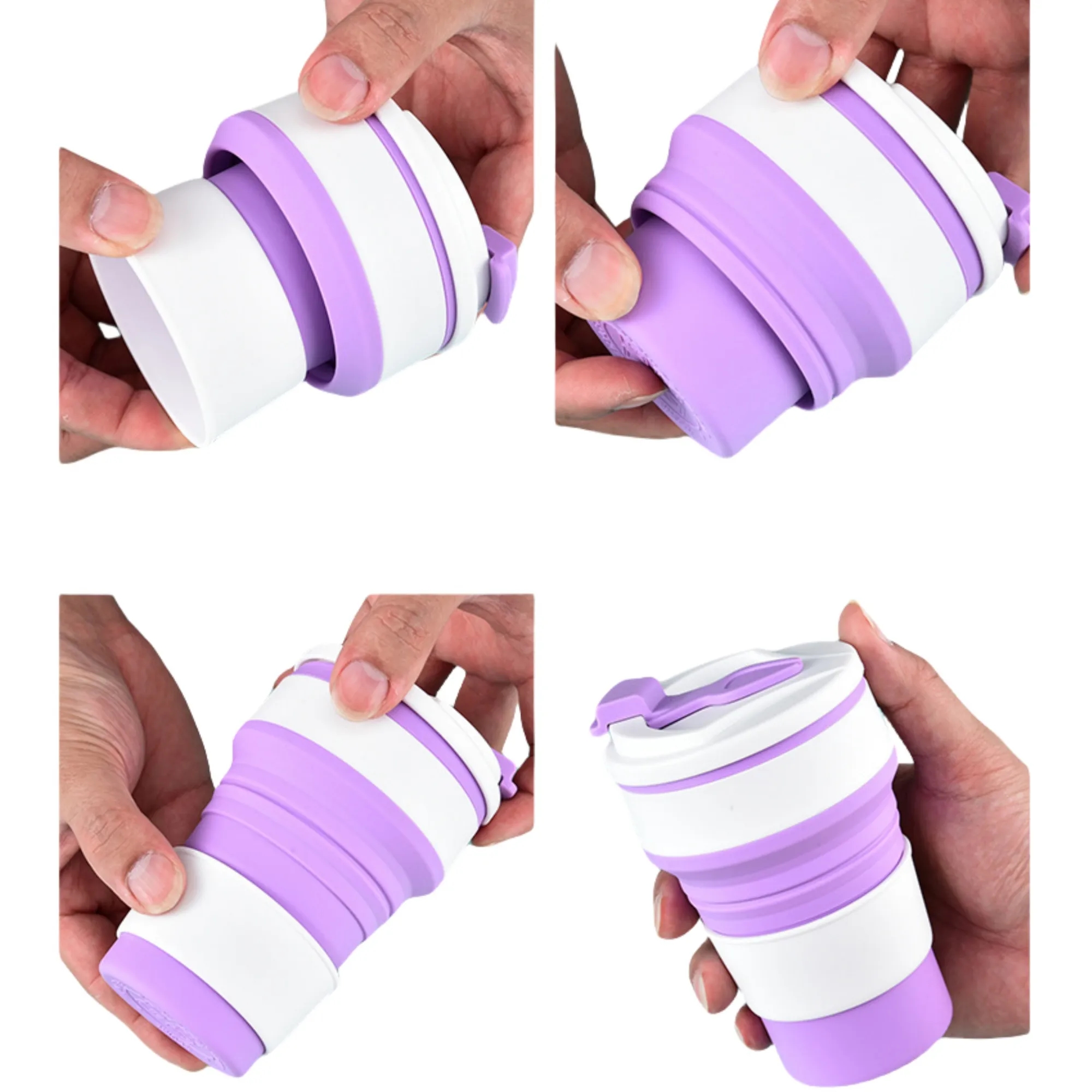 12oz Silicone Collapsible Travel Cup 6
