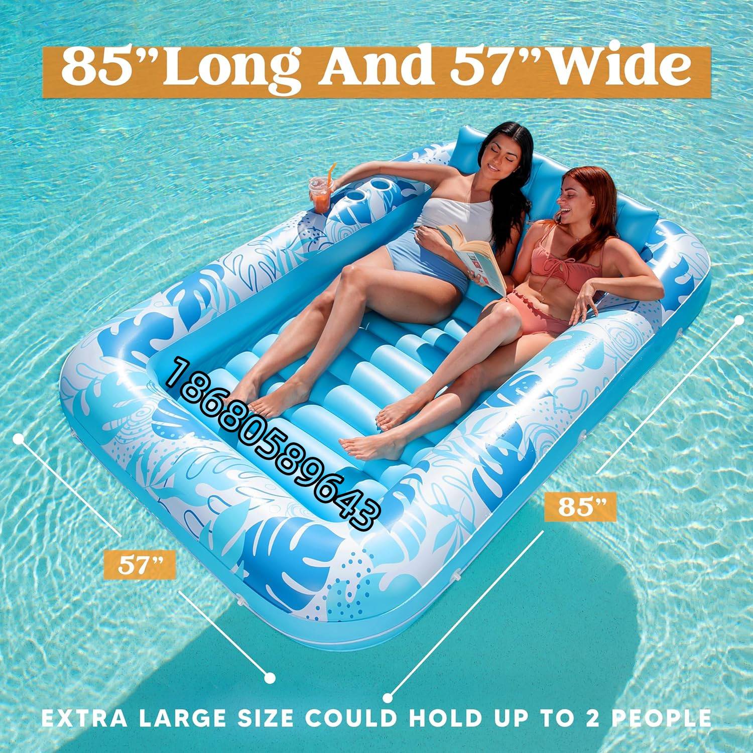 Inflatable Tanning Pool Lounger Float 4