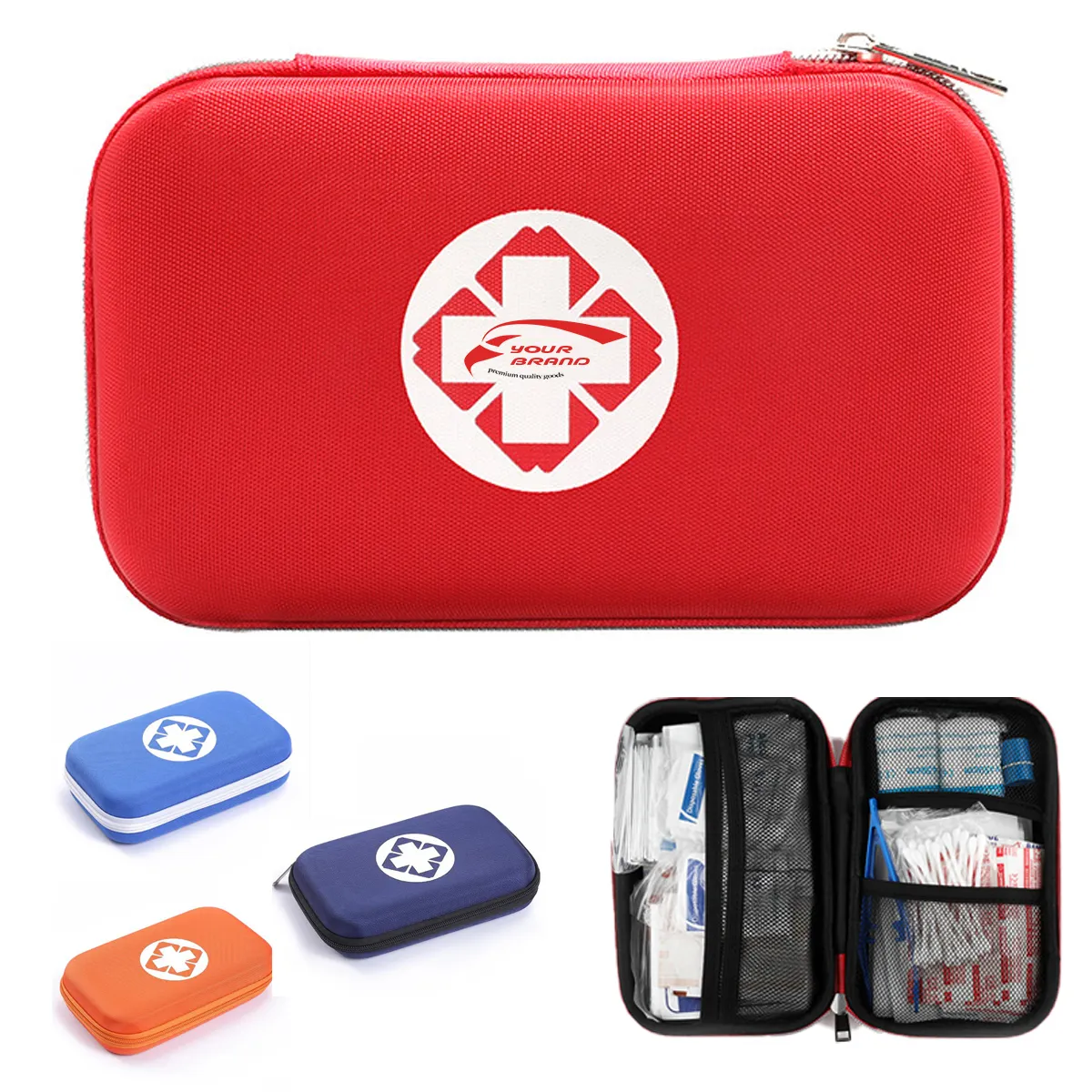 First Aid Hard Case Empty Shell Emergency EVA Medical Bag 6