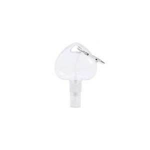 30ml Heart Spray Dispenser Bottle With Carabiner 26