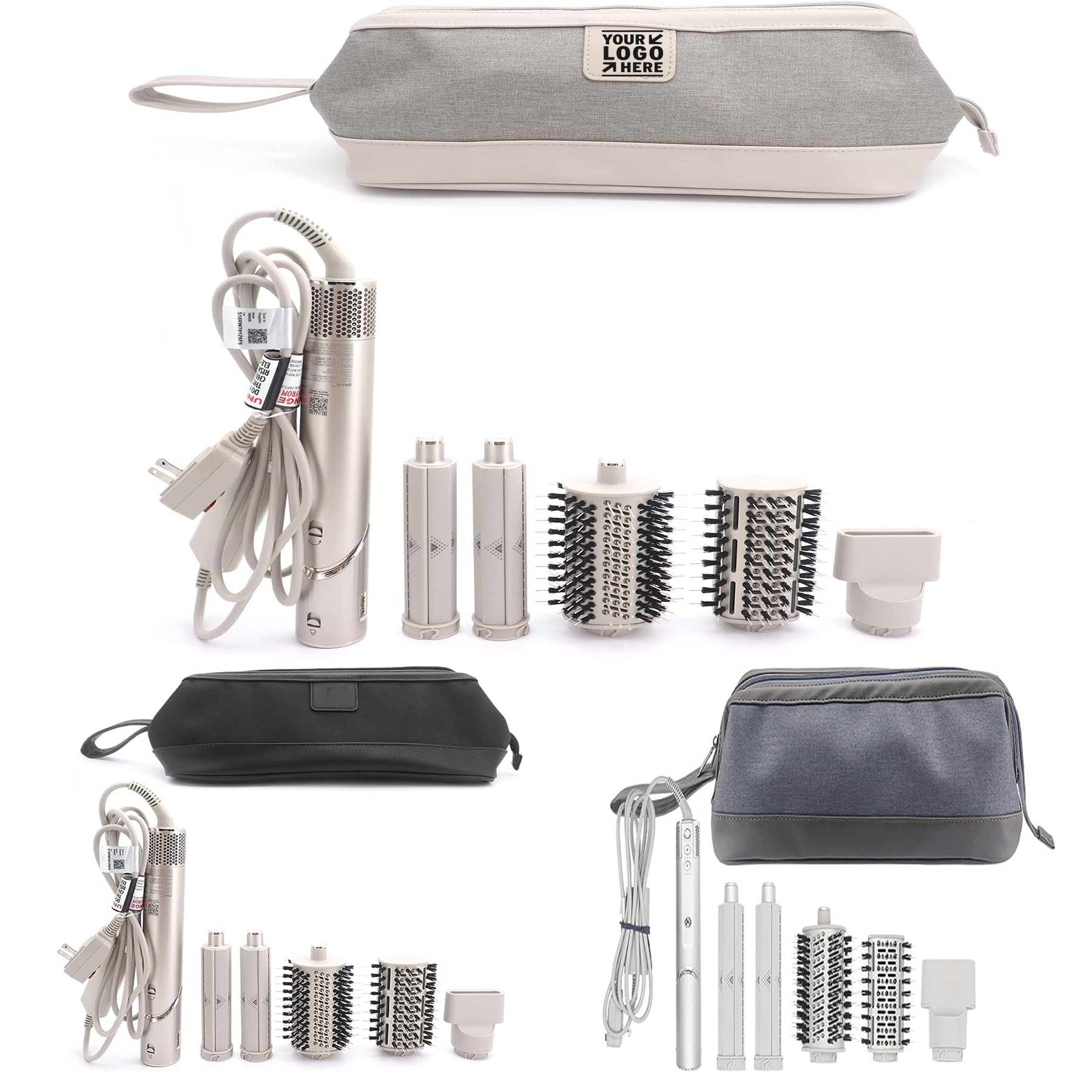 Dyson Airwrap Shark Flexstyle Hair Dryer Travel Case Complete Styler Attachments Pouch  2