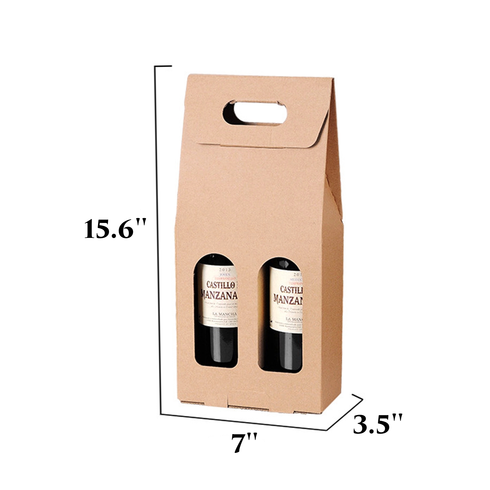 Double Wine Paper Tote Bags 2