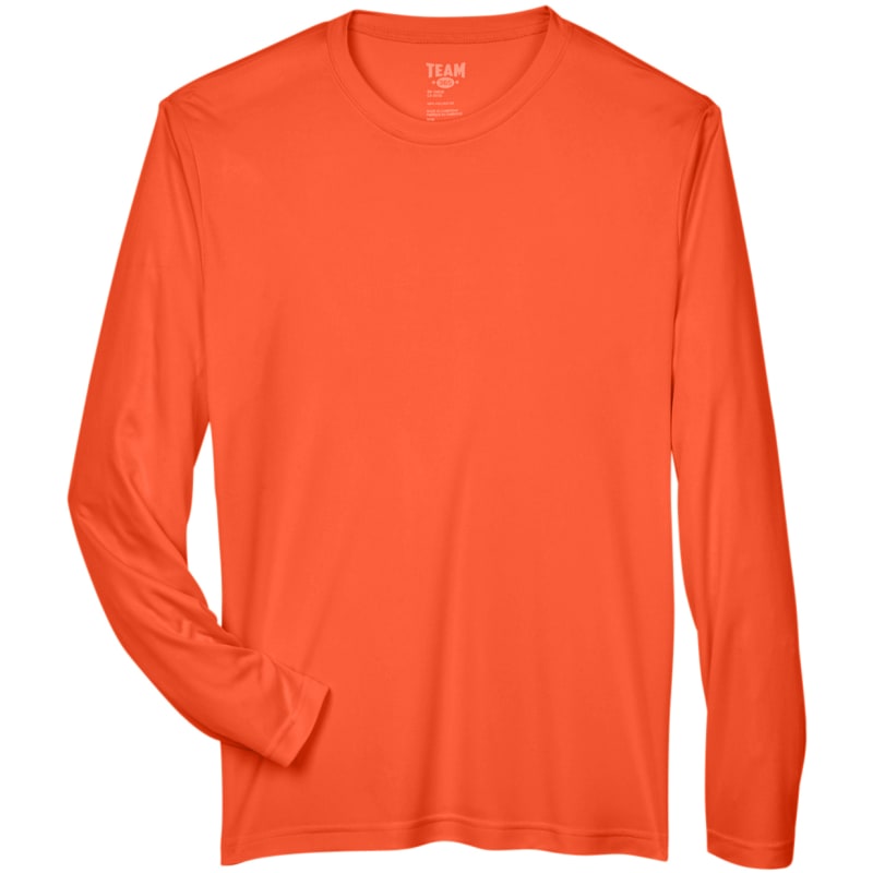 Team 365 Mens Zone Performance Long-Sleeve T-Shirt 8