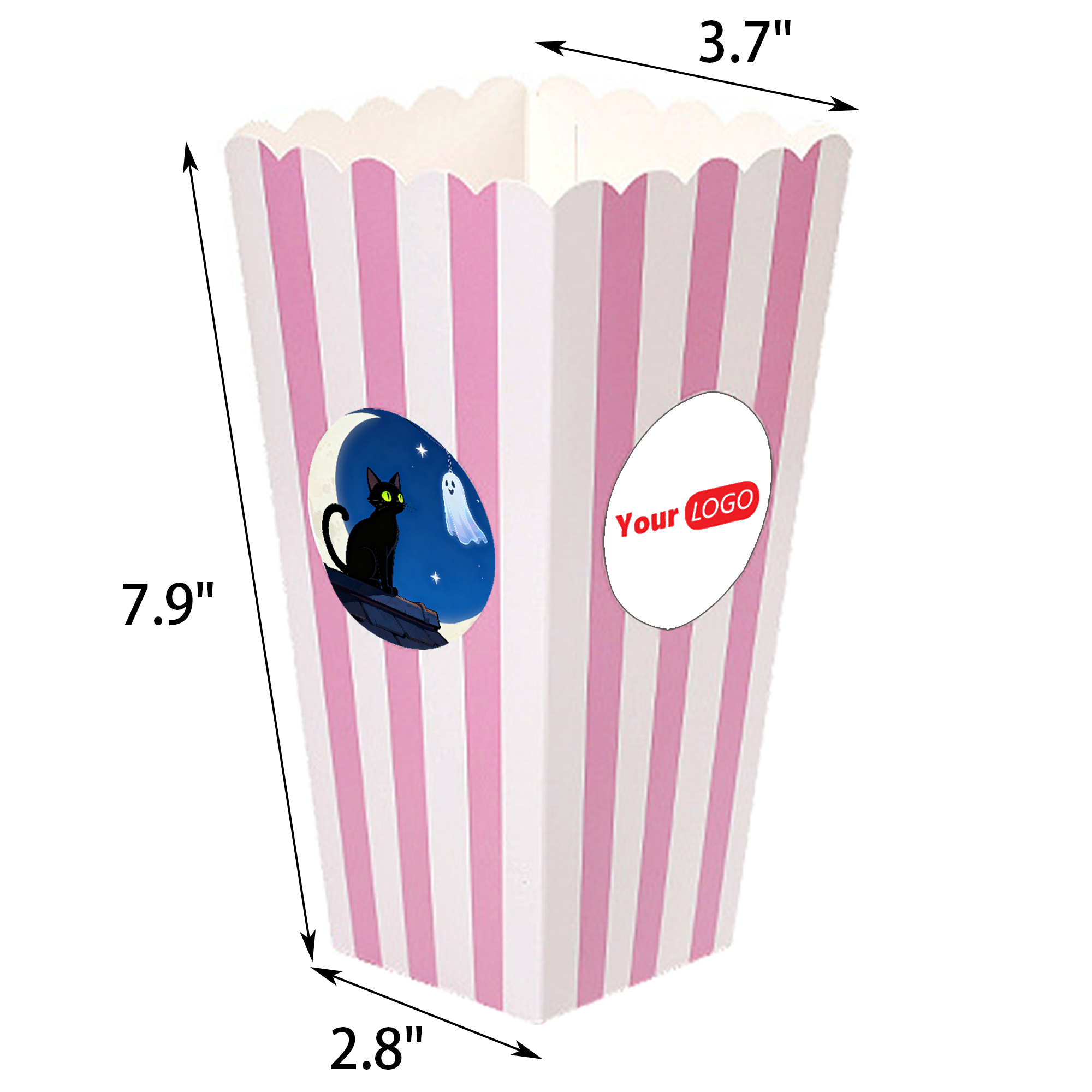 Personalized Full Color Printed Popcorn Container 1