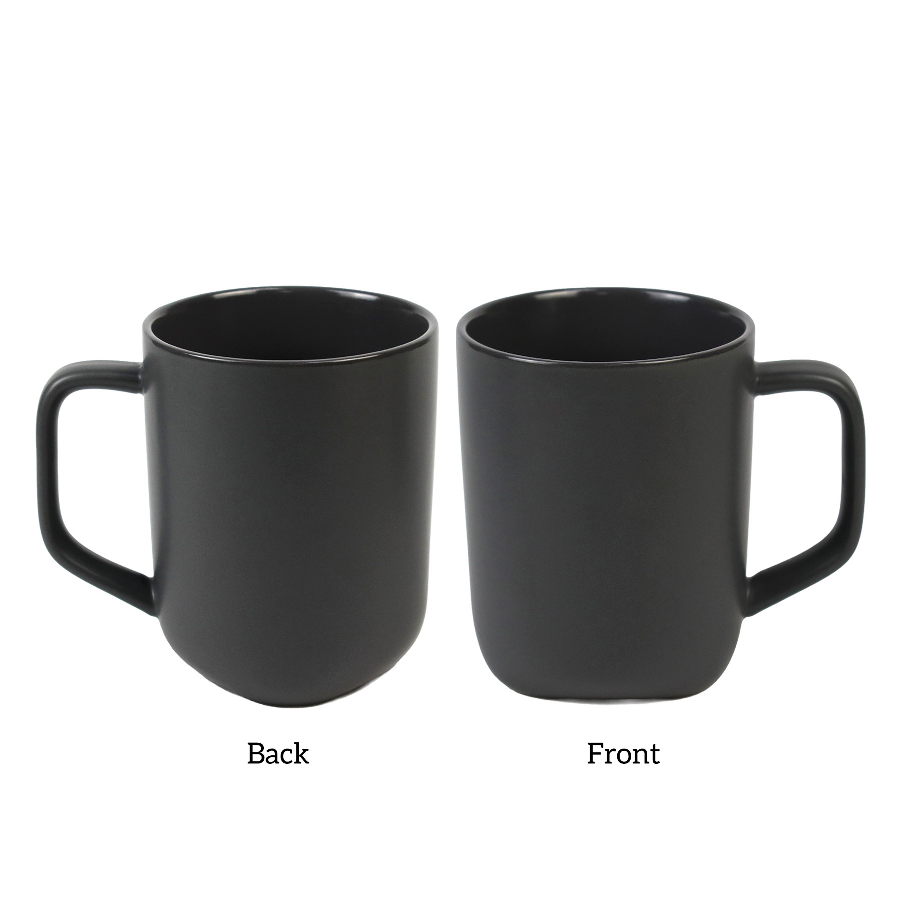 18 oz. Triangle Bottom Recycled Ceramic Coffee Mug w/ Gift Box 10