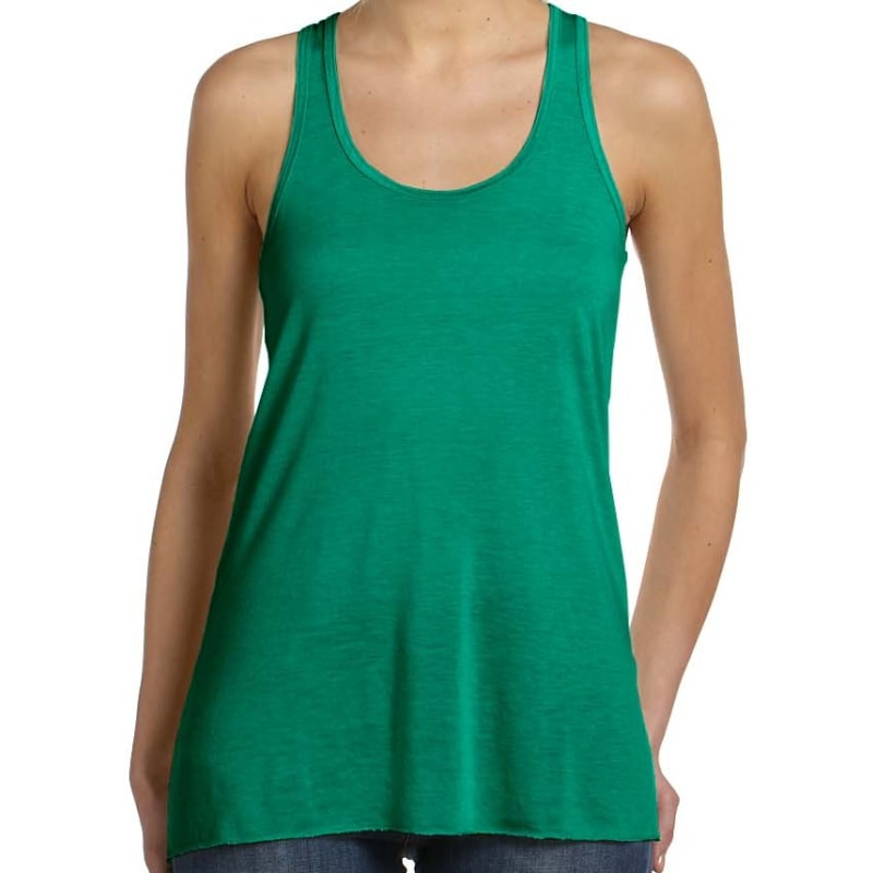 Bella Ladies Flowy Racerback Tank 18