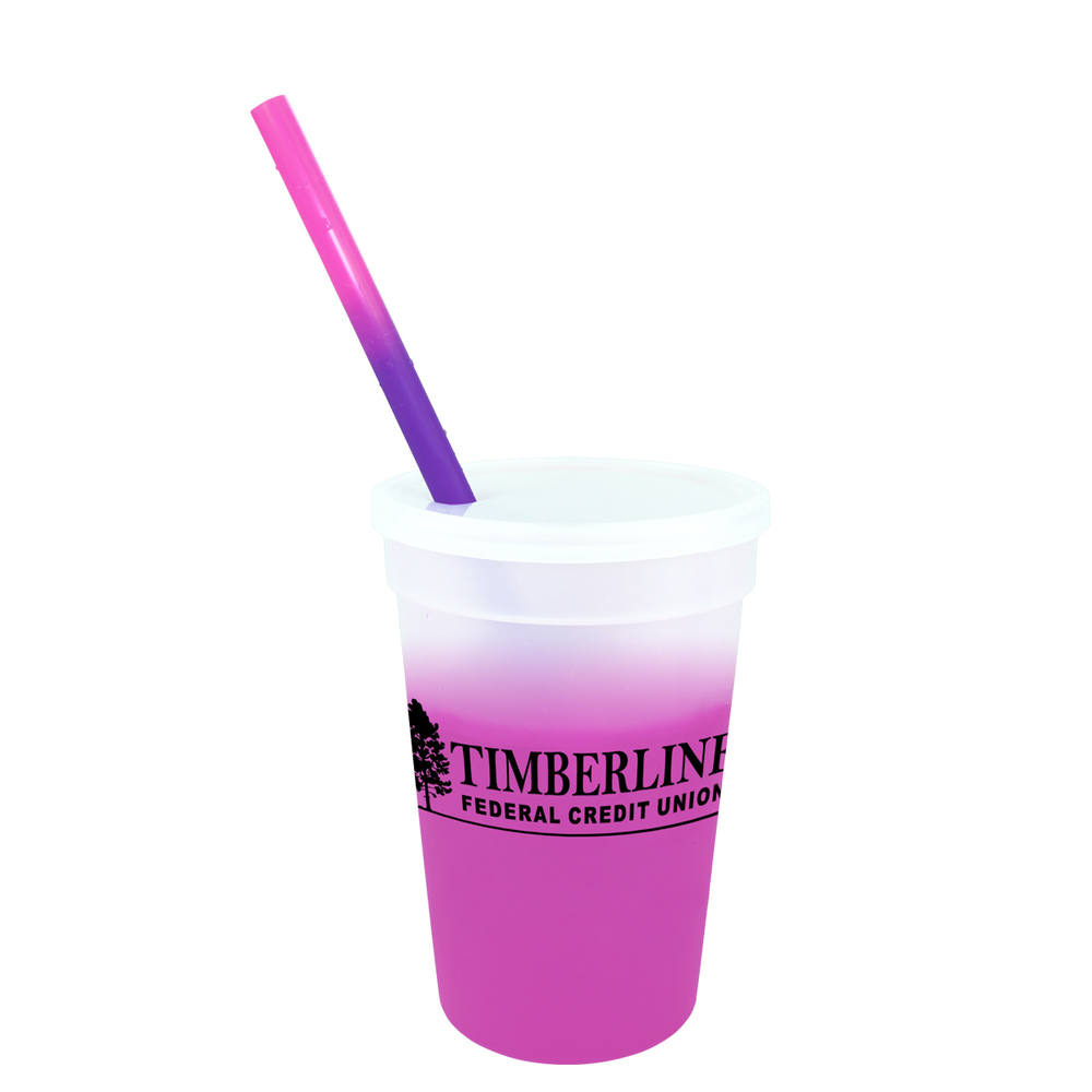 Mood™ 17 oz. Stadium Cup/Straw/Lid Set 25