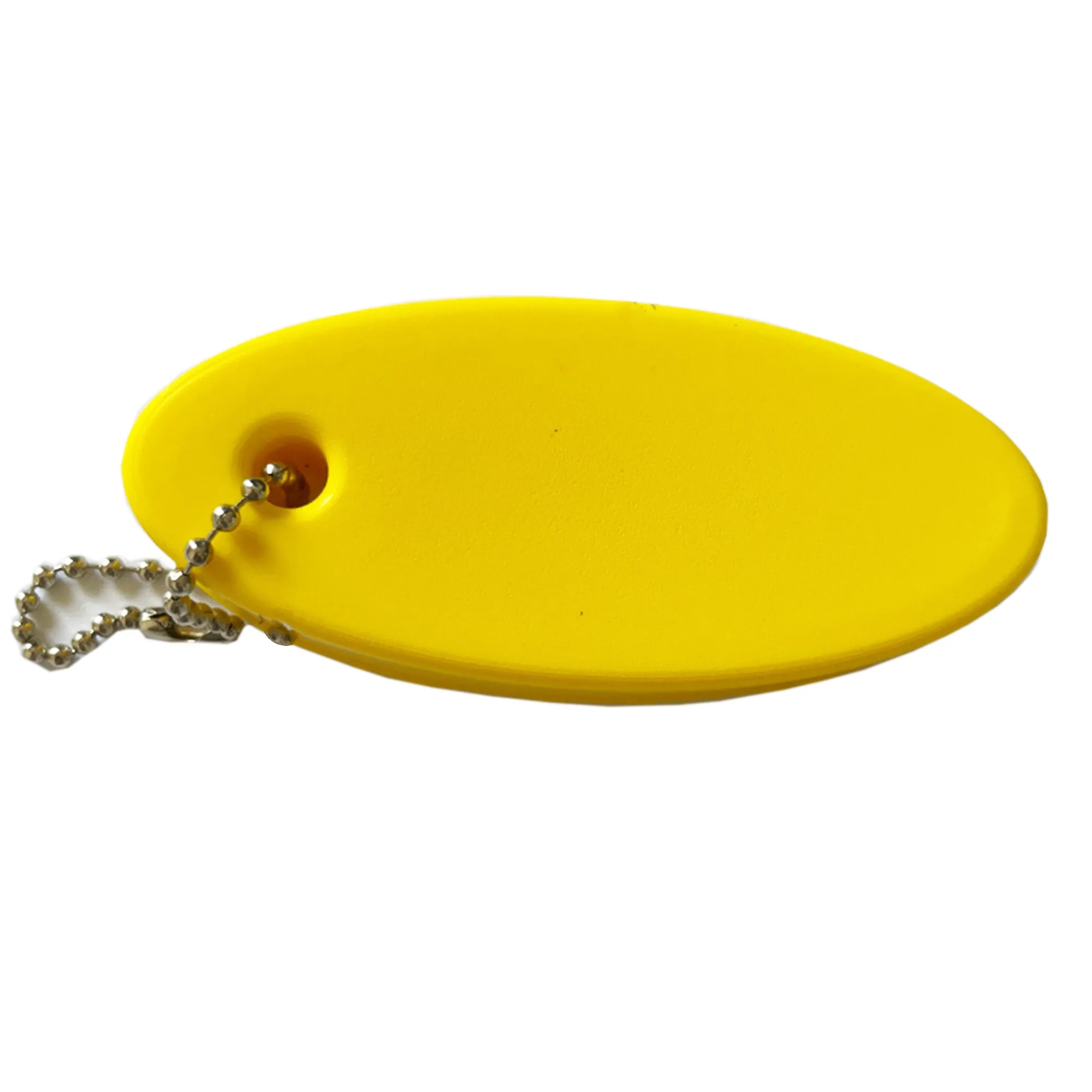 Oval PU Floating Keychain 3