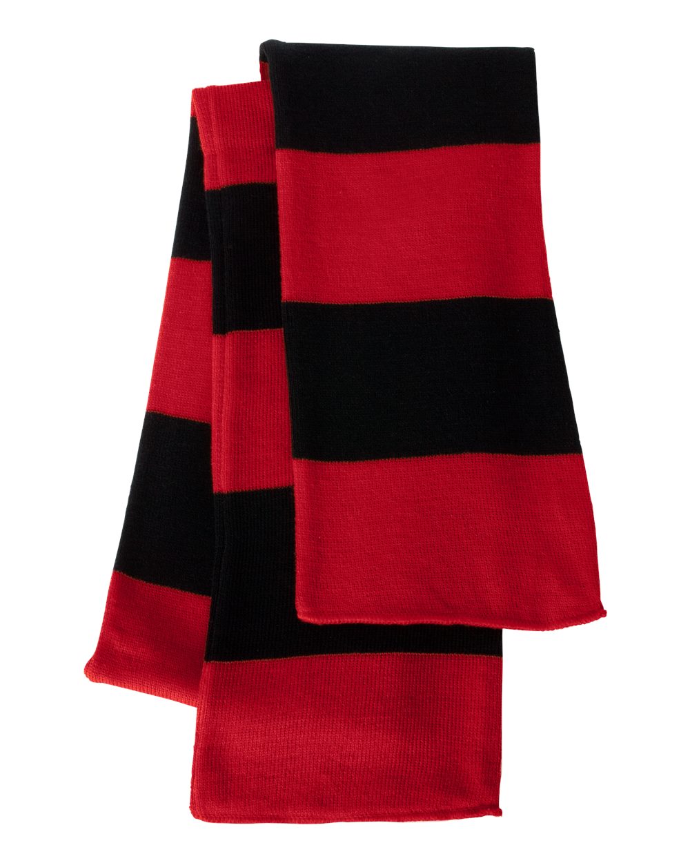 Rugby-Striped Knit Scarf - SP02 26