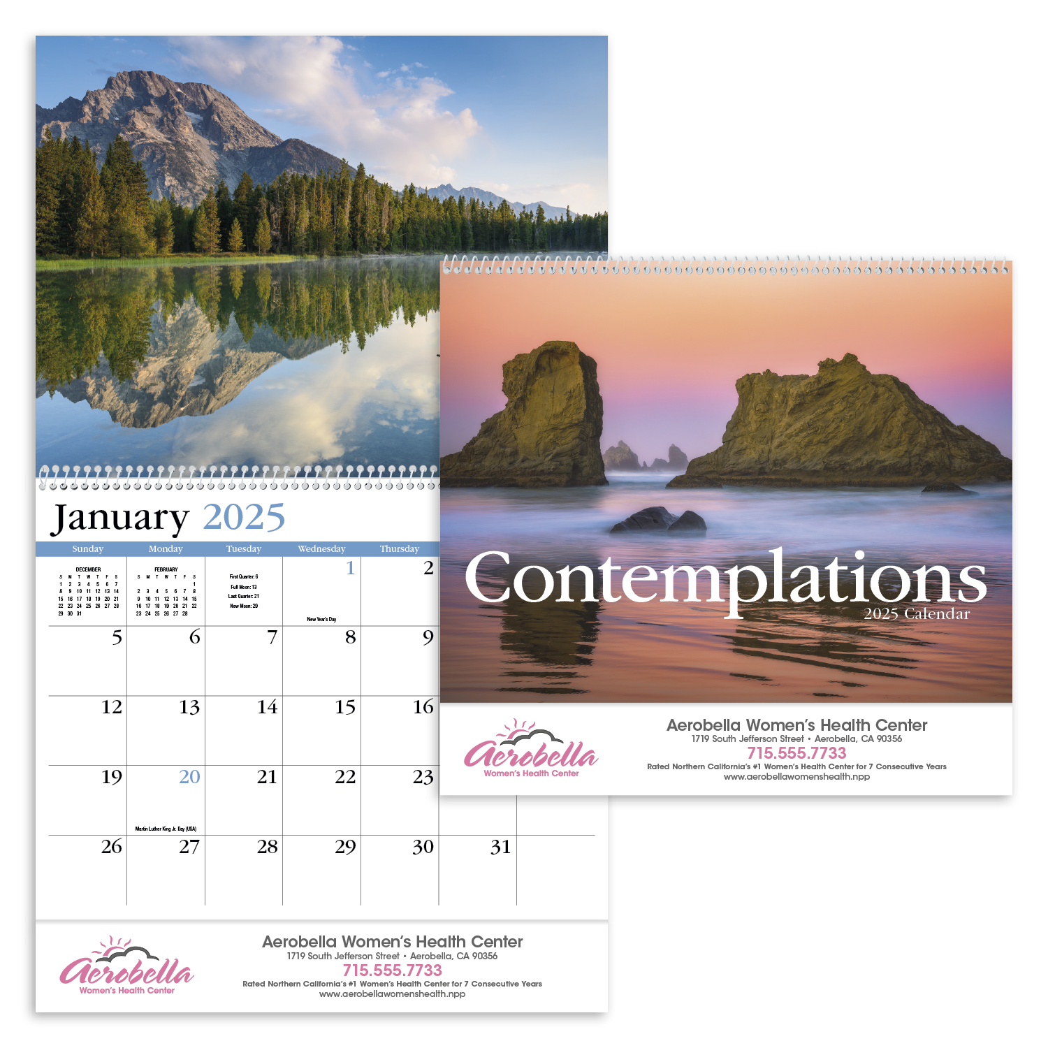 HotLine® Products Contemplations Appointment Calendar - Spiral 7
