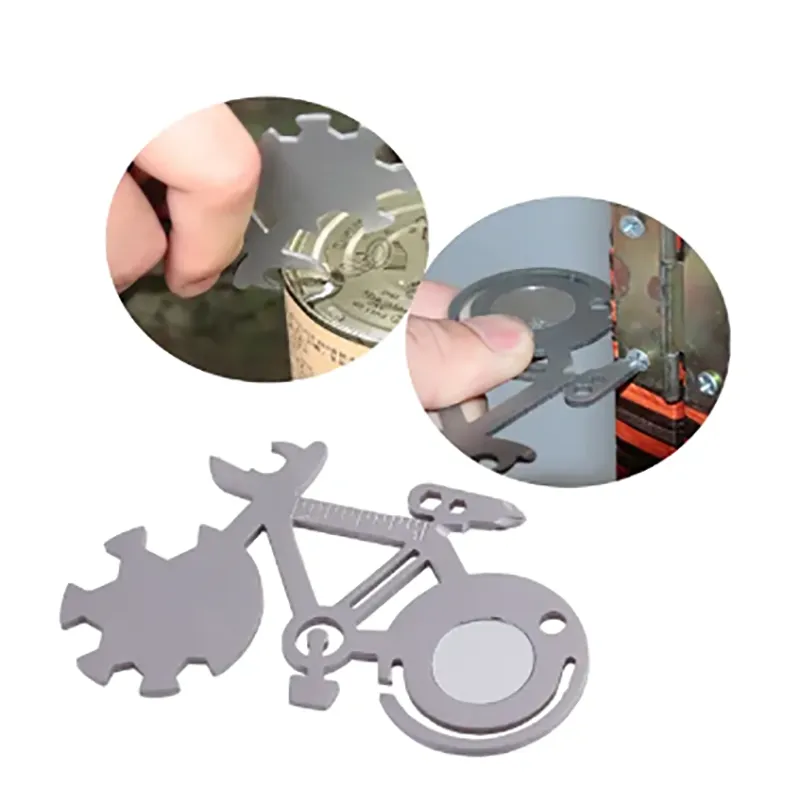 Multi-function Stainless Steel Bicycle Card Tool 5
