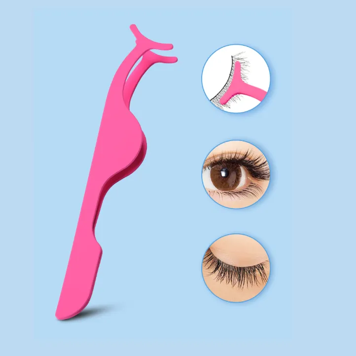 Stainless Steel Eyelash Tweezers 7