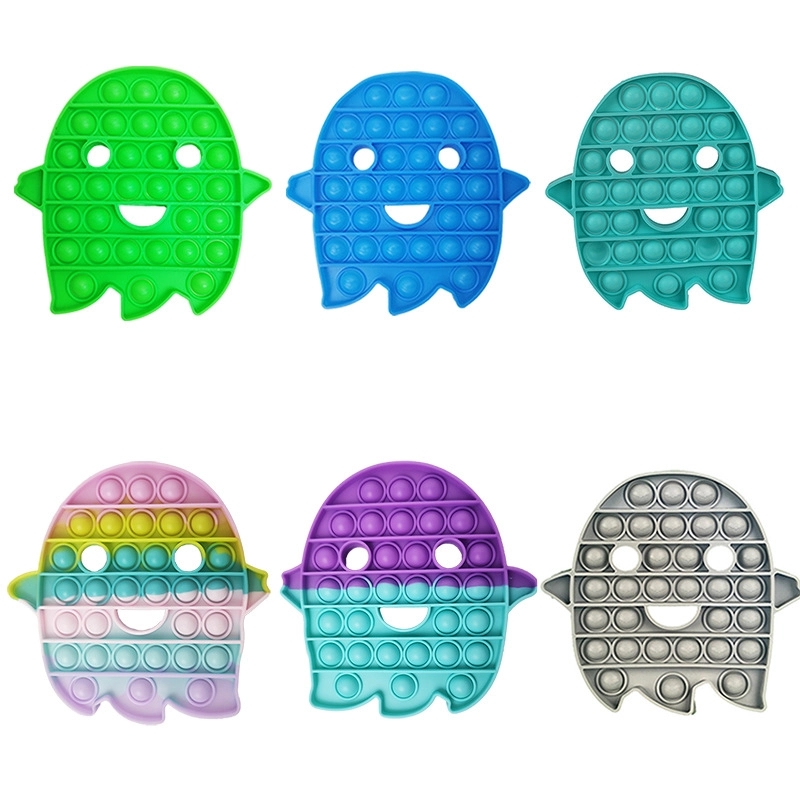 HalloweenPush Pop Bubble Fidget Luminous Sensory Squishy Toy 5