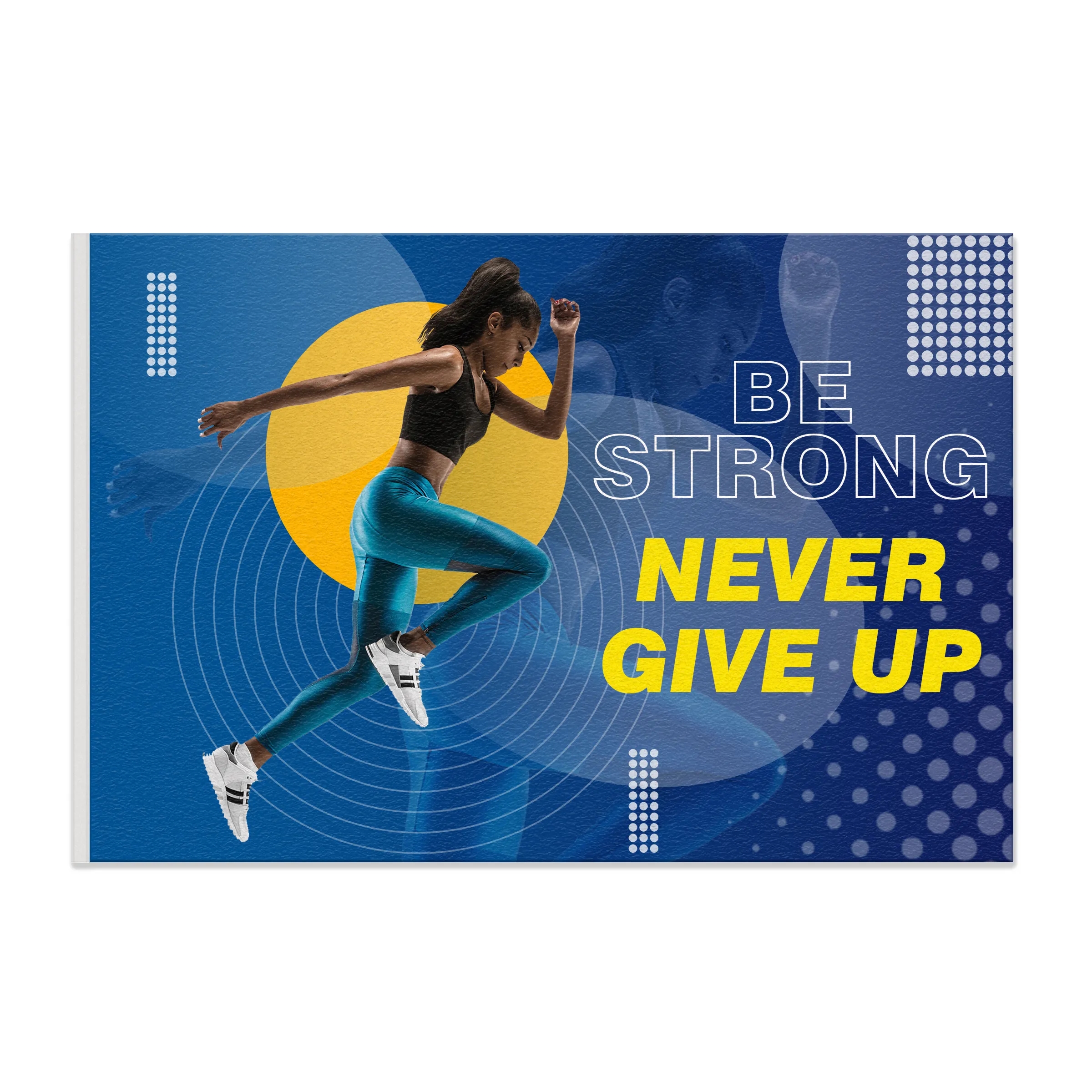 30"x48" Custom Full Color Printed Felt Banner - 2ply 2-Sided 3
