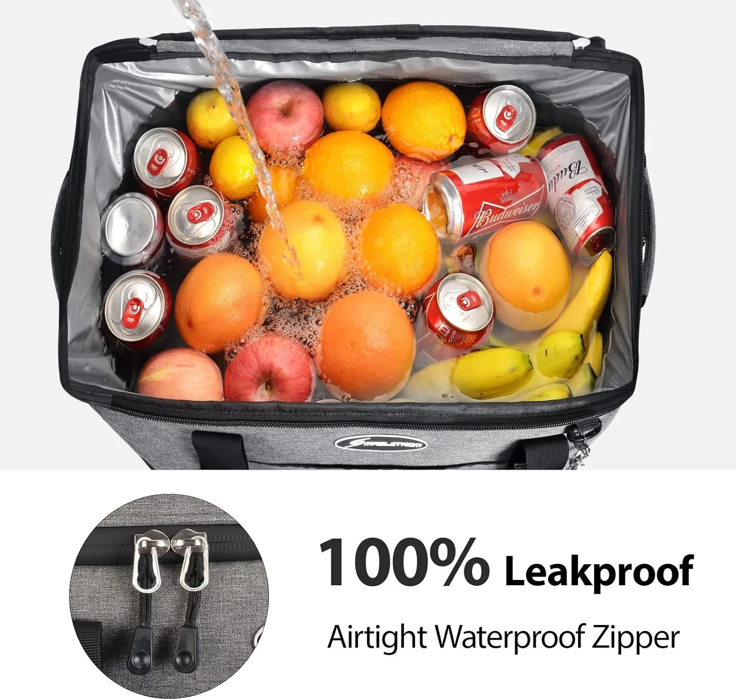 Large Leakproof Camping Cooler Lunch Bag 6