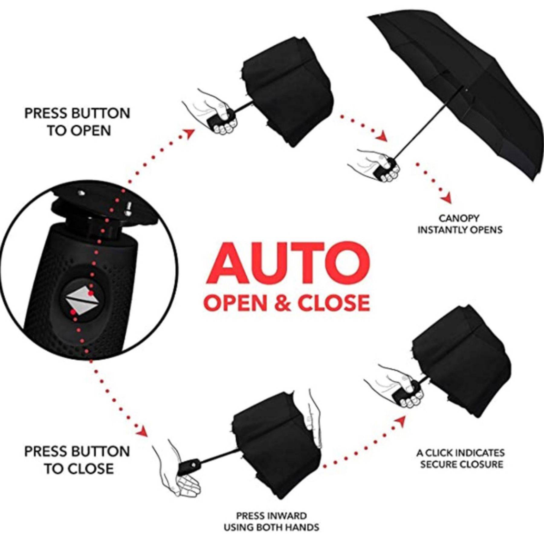Automatic Folding Umbrella 6