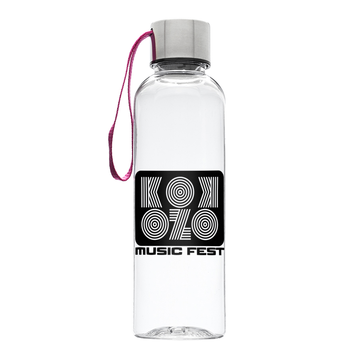 17 oz. Ostia Plastic Water Bottle (1 Color Imprint) 5