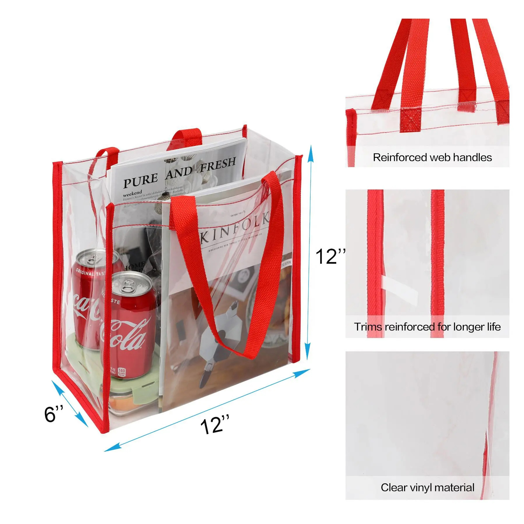 Clear Stadium Tote Bag 3