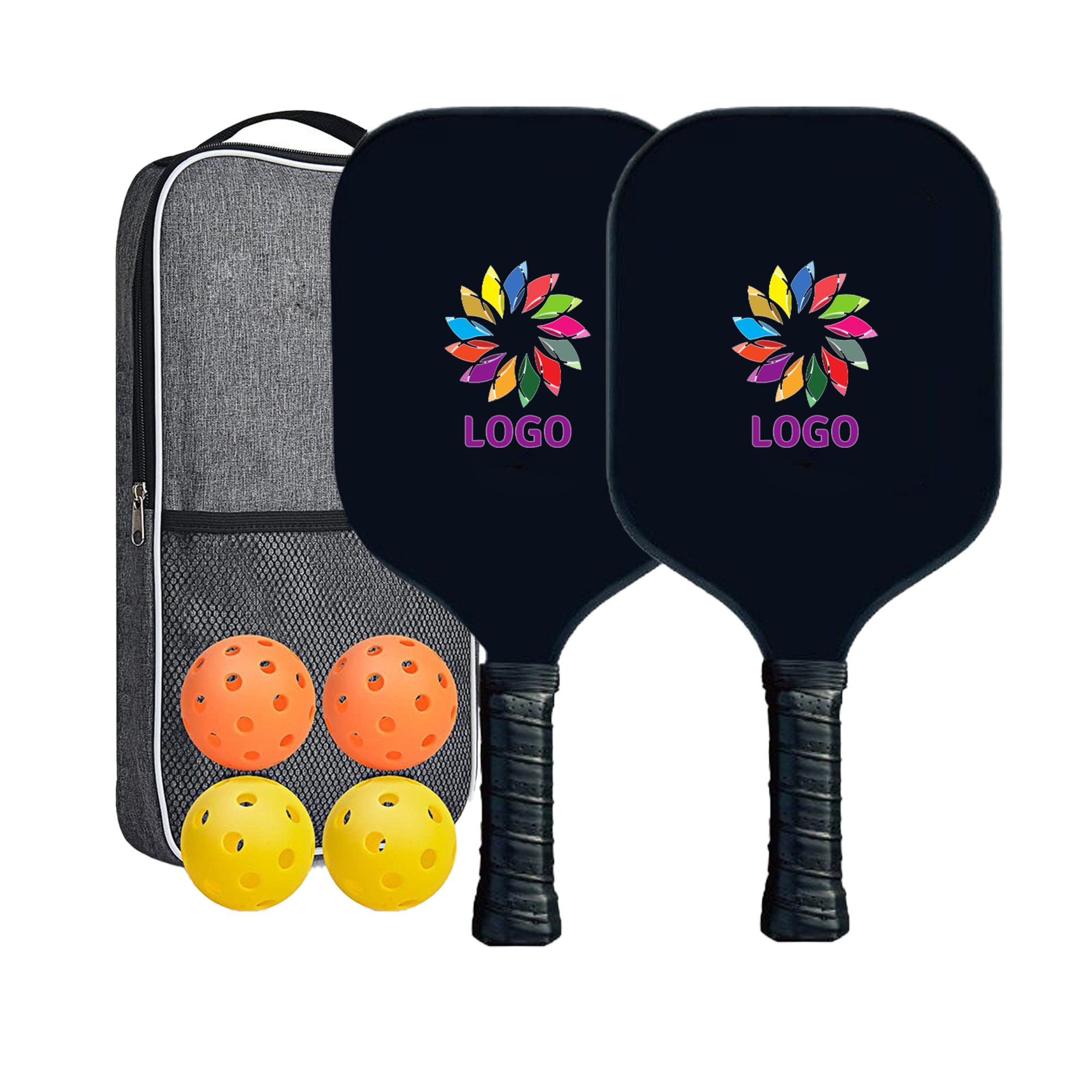 Outdoor Fiberglass Pickleball Set 1