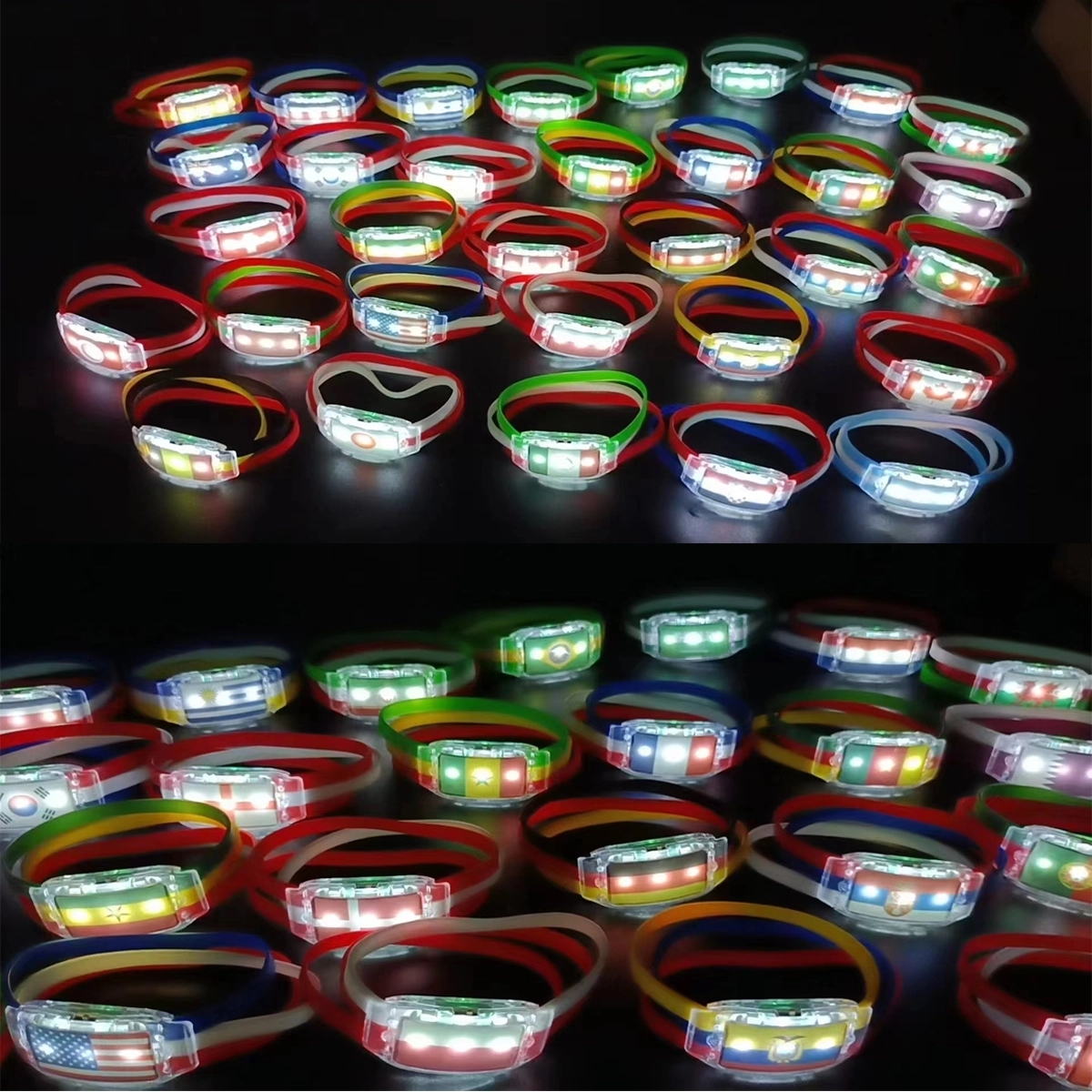 2022 World Cup Flag Led Wristband 4