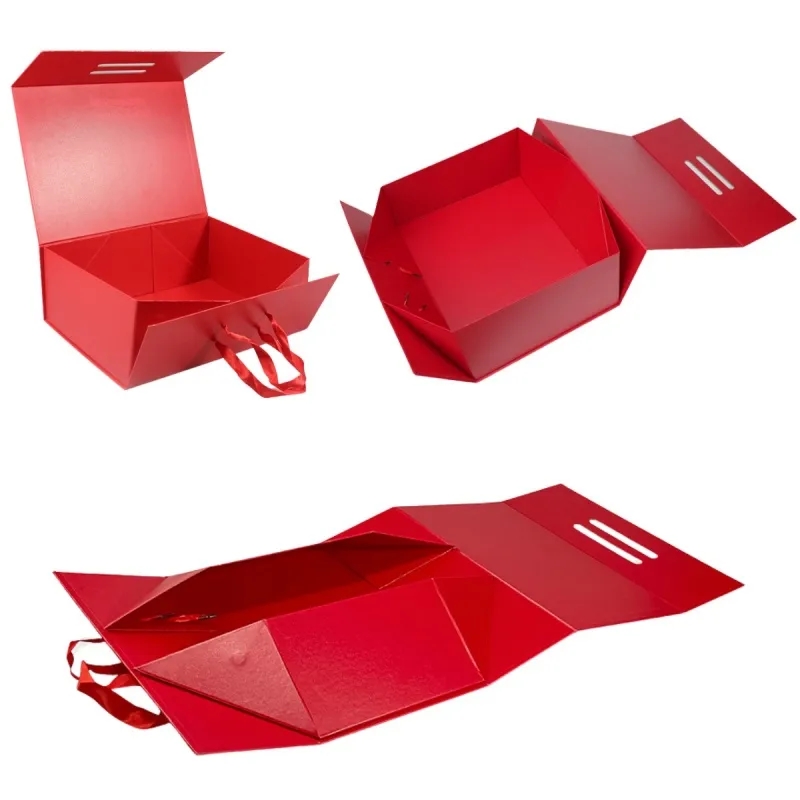 Foldable Hand-held Paper Gift Box 3