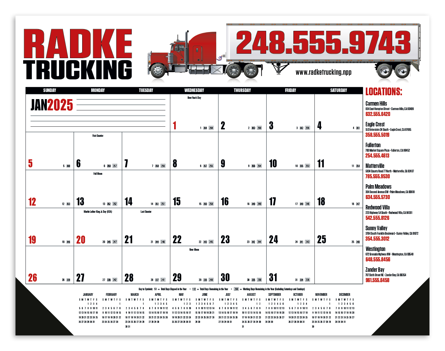 Good Value™ Multi-Color Desk Pad 17