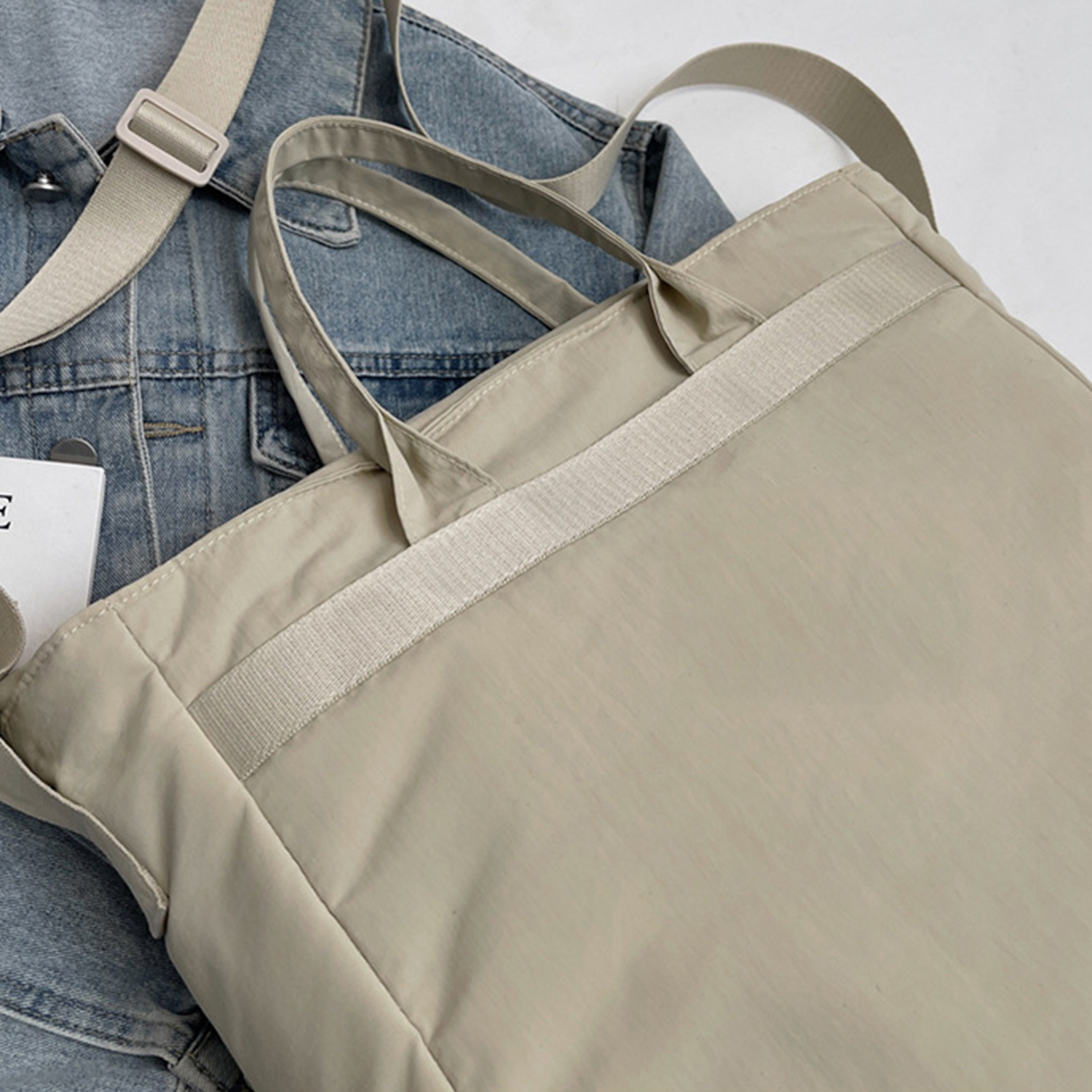 Large Capacity Nylon Crossbody Shoulder Tote Bag 9