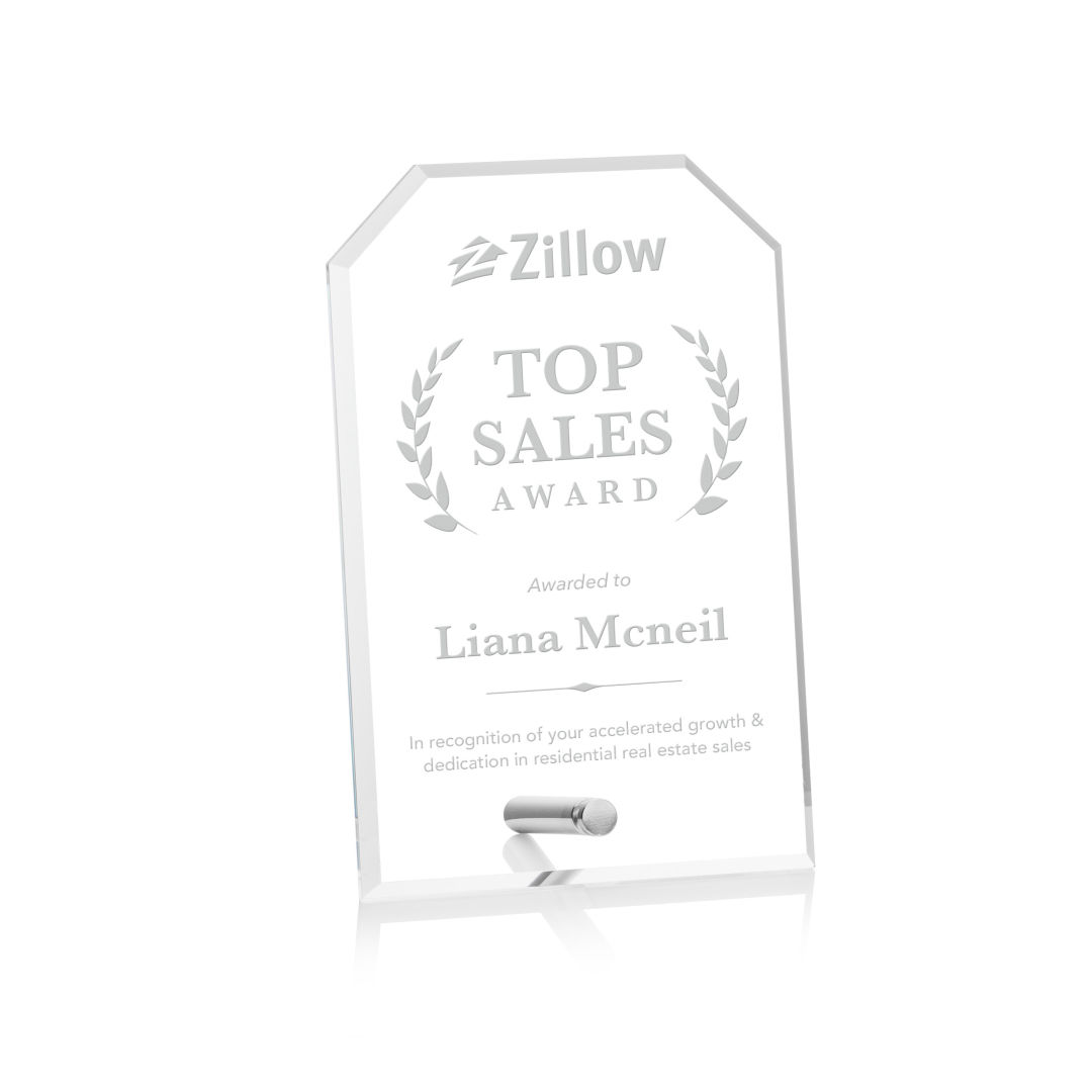 Polaris Clipped Rectangle Award - Silver 2