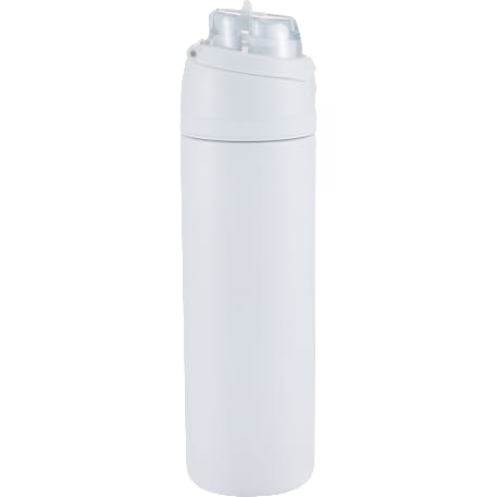 Elvin 28oz Recycled Stainless Flip Straw Bottle, custom water bottle with logo imprint 104