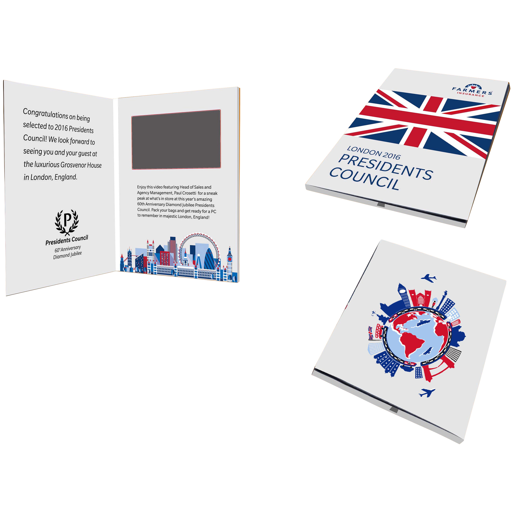 VidU 4.3" HD Video Mailer And Brochure With Full Color Printing - Custom A5 Video Card 24