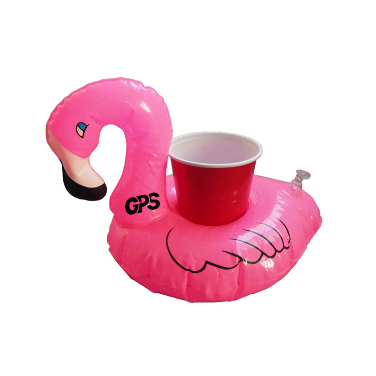 Inflatable Pink Flamingo Floating Coaster