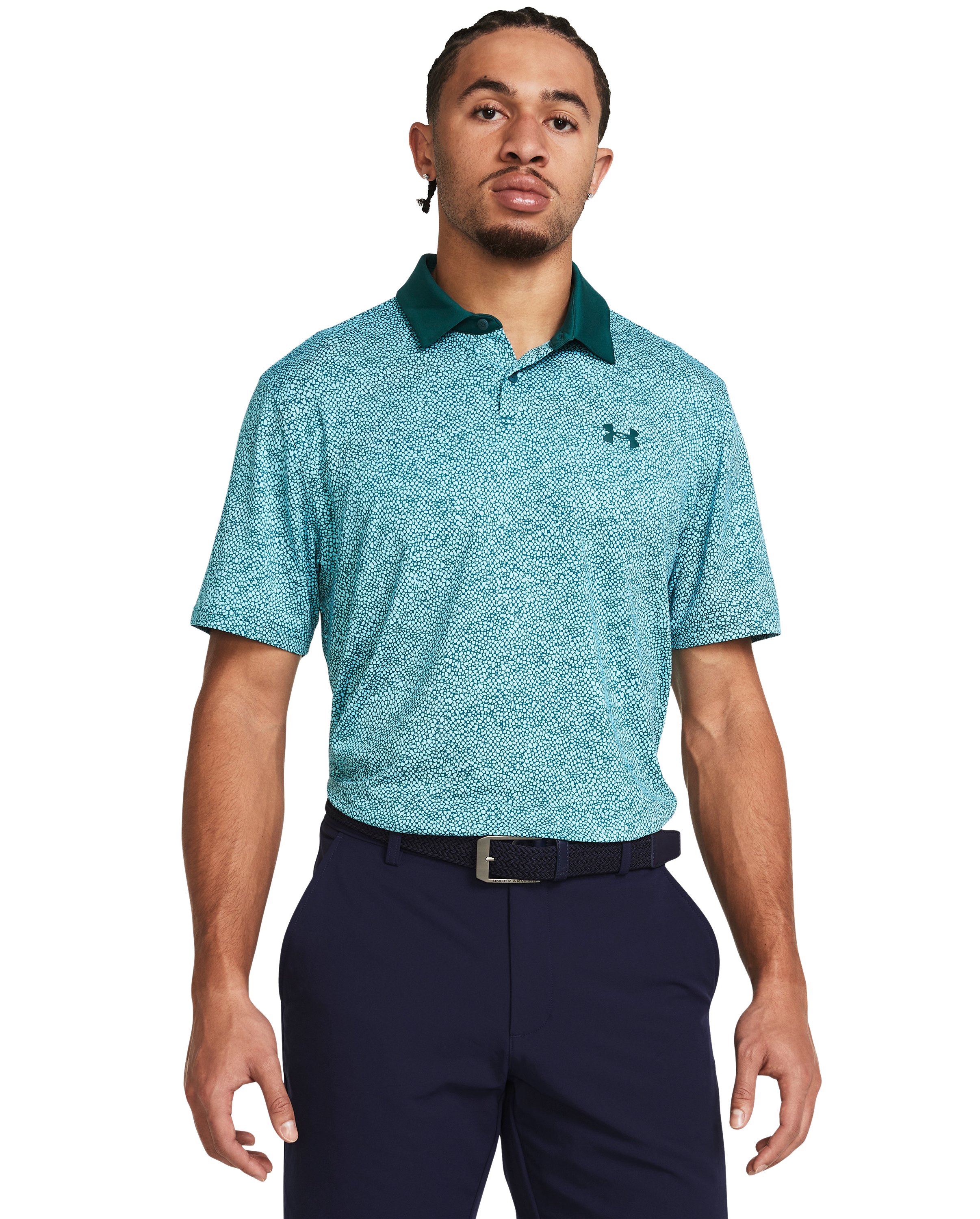 UA Tee To Green Printed Men's Polo 10