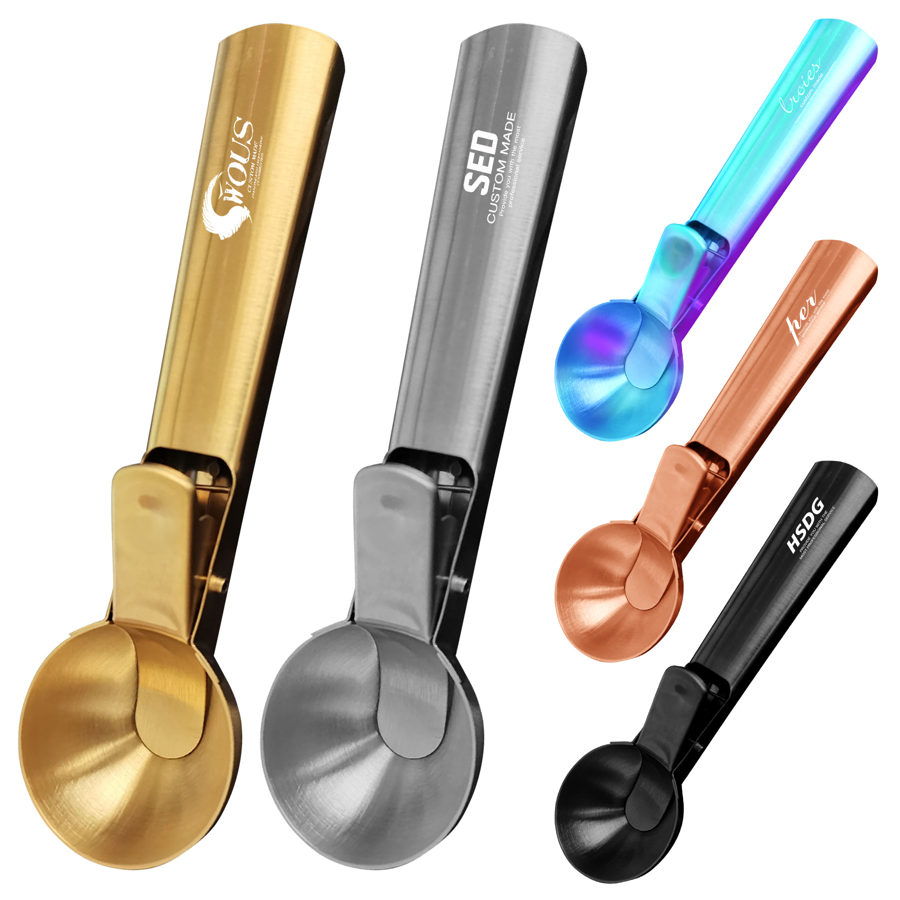 Stainless Steel Ice Cream Scoop 5
