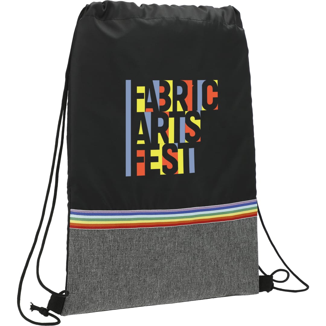 Rainbow RPET Drawstring Bag 2