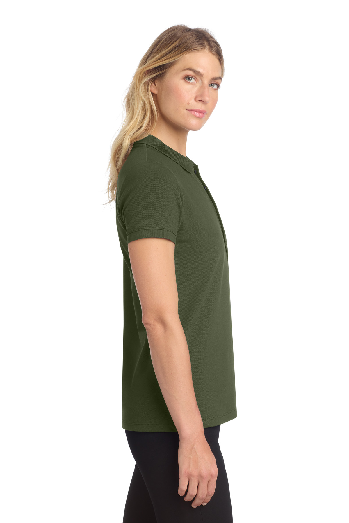 Mercer+Mettle Women's Stretch Heavyweight Pique Polo MM1001 64