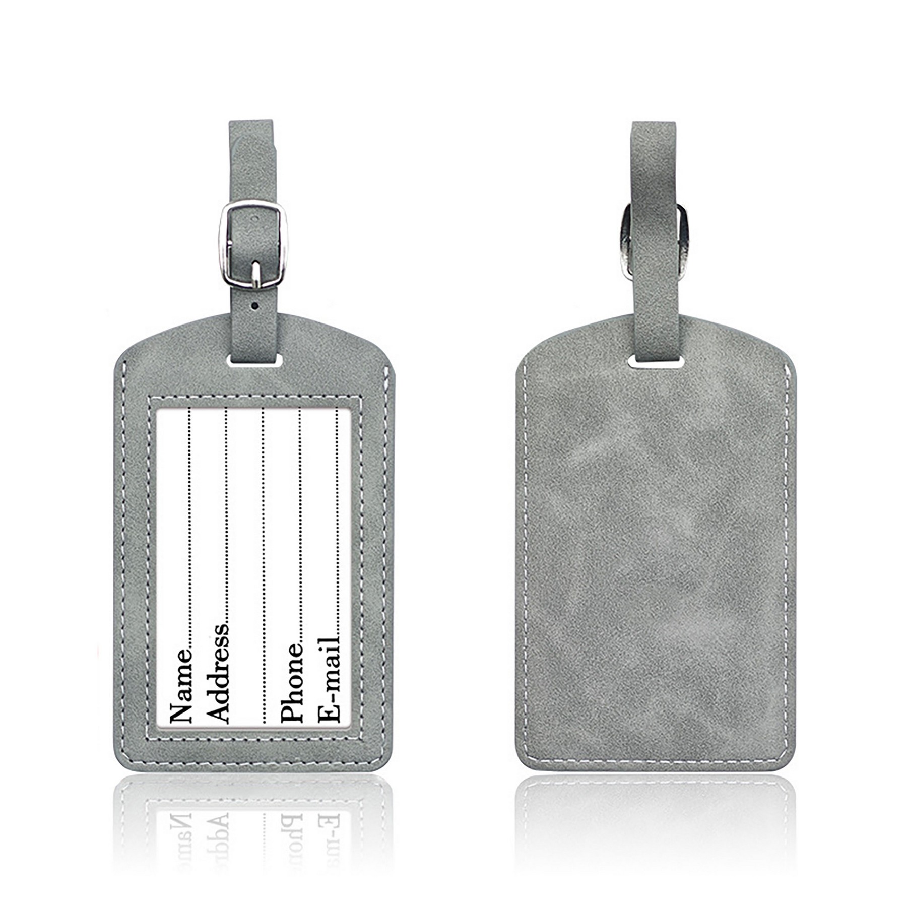 High-end Skin-friendly PU Luggage Tag 9
