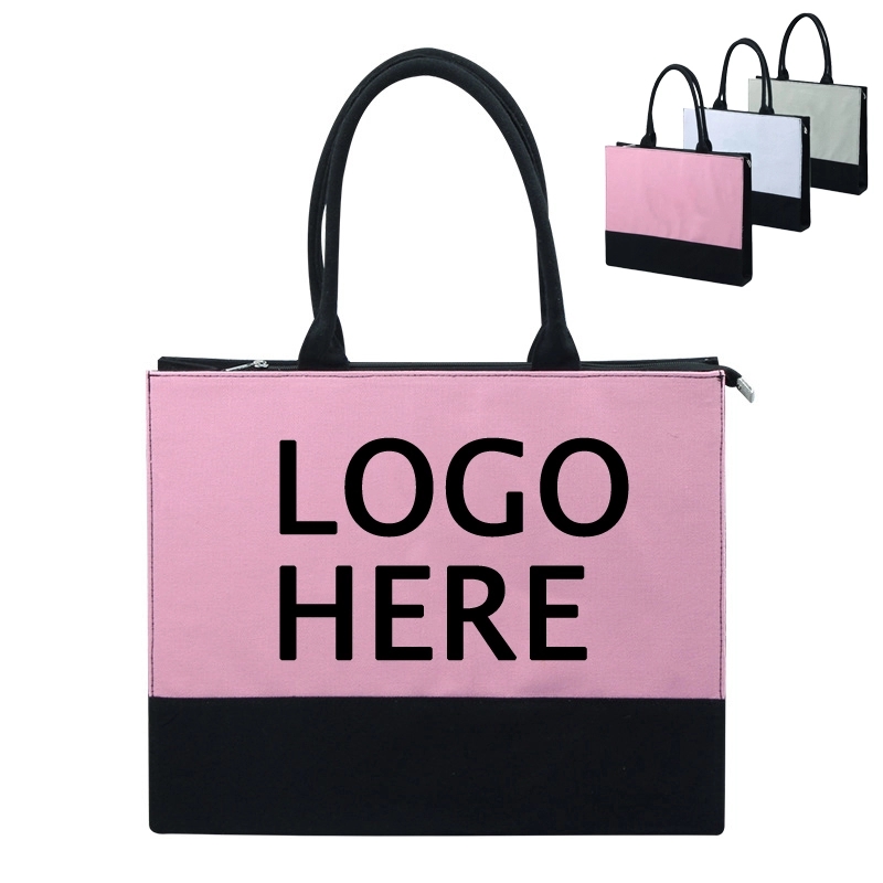 Custom Canvas Shopping Handbag & Eco-Friendly Tote Bag, custom tote bag with logo imprint 5