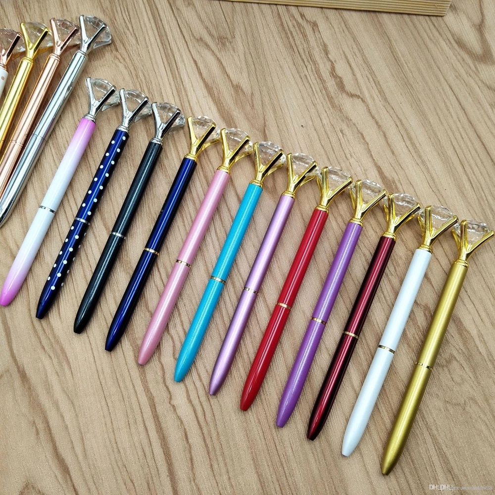 Luxury Big Crystal Diamond Ballpoint Pens 5