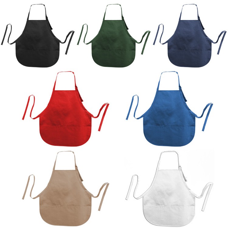 Adjustable Neck Strap Cotton Twill Apron 2