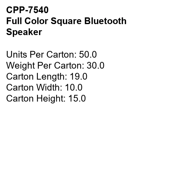 Full Color Square Bluetooth Speaker 4