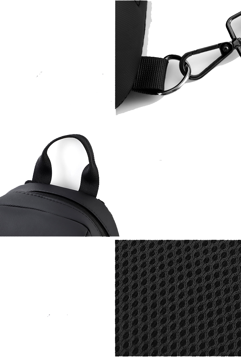 Water Repellent Cross Body Chest Bag For Men 7