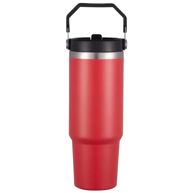 30 oz IceFlow Stainless Steel Tumbler with Straw 19