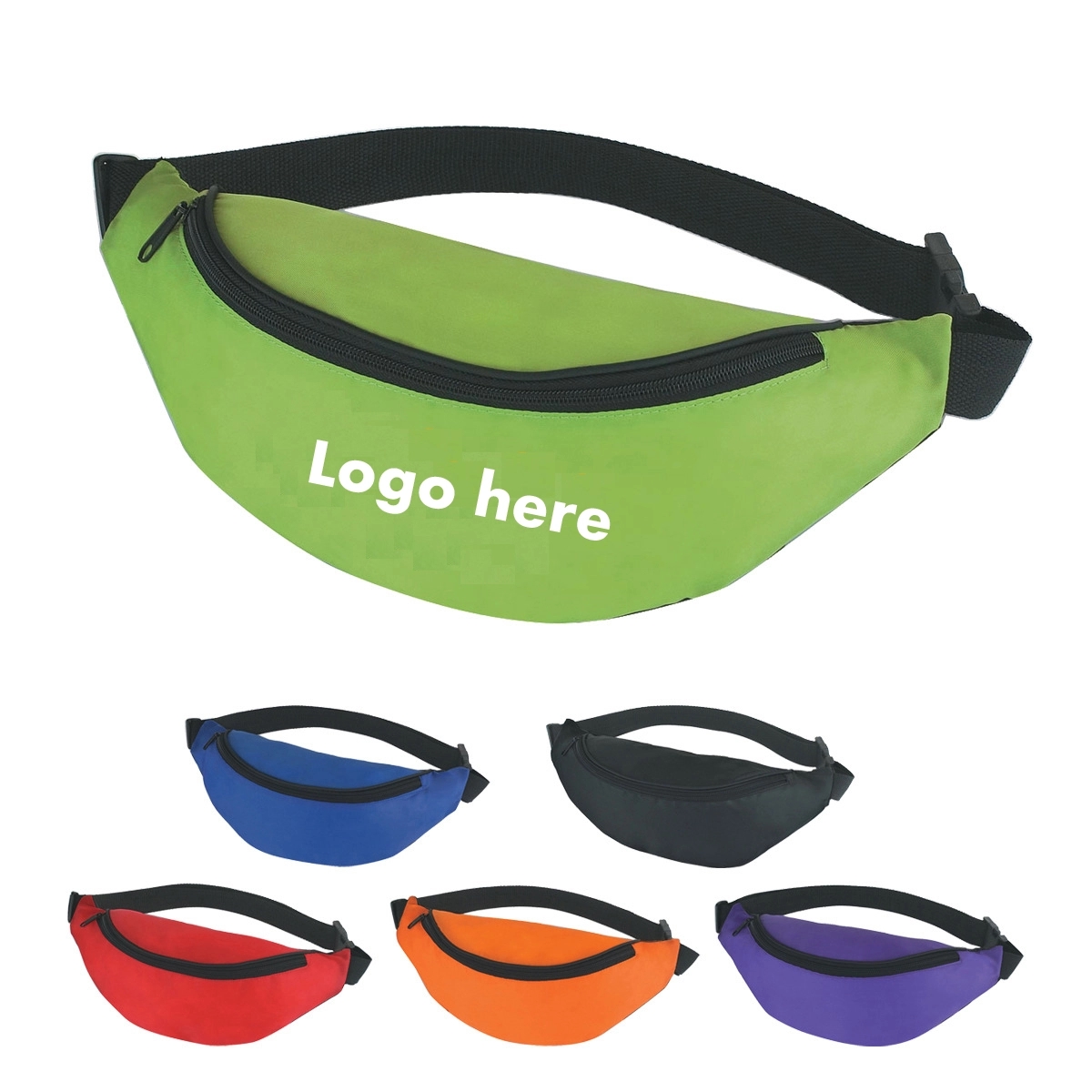 Camping Fanny Pack w/ Zippered Compartment & Buckle Closure 1
